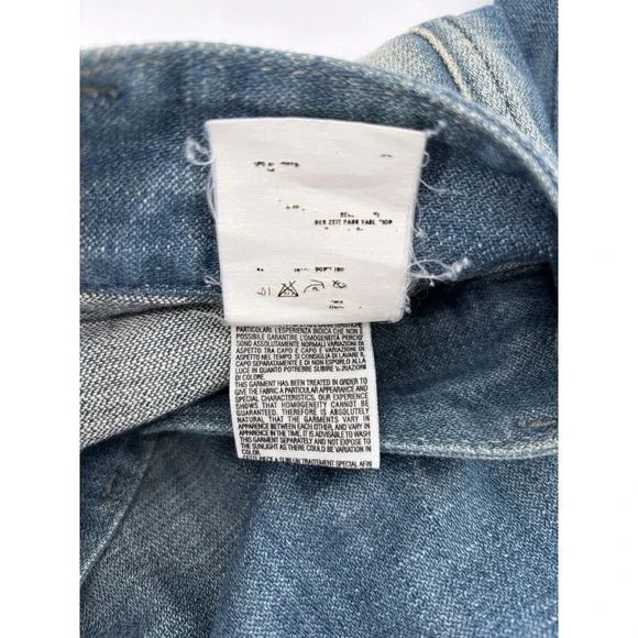 Vintage Diesel Hush Jeans Sz 25 (Meas 26) Made In Italy Bleached Y2K MSRP $475
